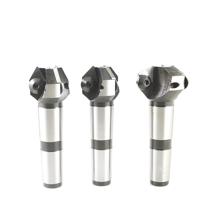 莫氏MT4号锥柄钨钢合金o可转位倒角刀器 机夹装刀片45/60/90/120 - 图3
