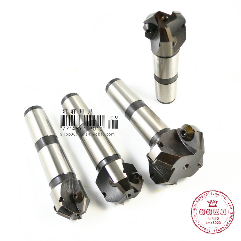 莫氏MT4号锥柄钨钢合金o可转位倒角刀器 机夹装刀片45/60/90/120 - 图2