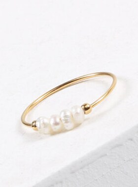 High End PVD Natural Freshwater Pearl Irregular Combination