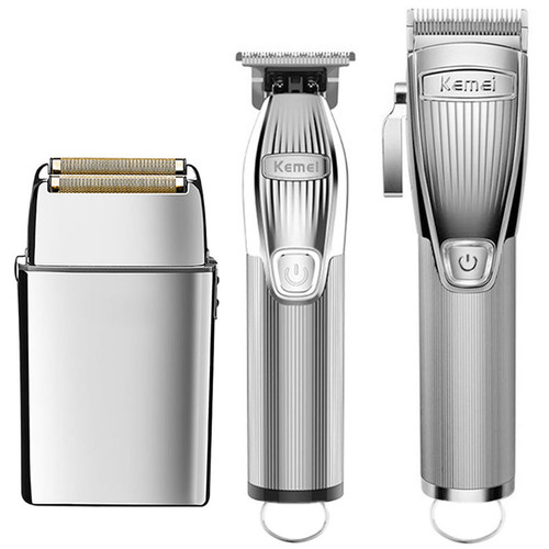 professional cordless rechargeable hair trimmer for men elec - 图0