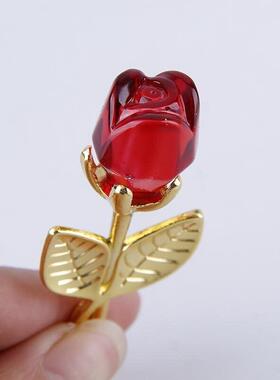 ValentineS+Day+Gift+Mini+Crystal+Rose+Artificial+Flower+Cry