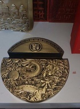 纯铜五路财神招财阵道文化用品招财摆件送礼豪品