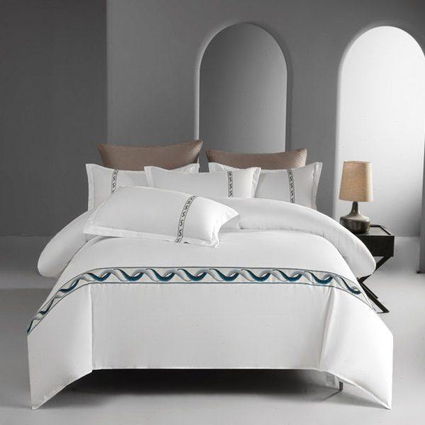 酒店床品四件套宾馆床上用品民宿布草纯白色被套床单床笠被子定制,淘宝优惠券,粉丝福利购,淘宝优惠卷