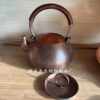 Copper teapot, copper teapot, copper kettle, copper teapot, retro teapot, handle ring, copper kettle, 1300ml