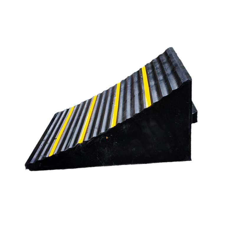 大货车实心橡胶止退器 三角木挡车器汽车斜坡垫车轮防滑垫 - 图3