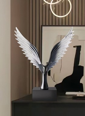 轻奢大鹏展翅电视柜家居客厅办公室桌面大展宏图酒柜装饰品鹰摆件