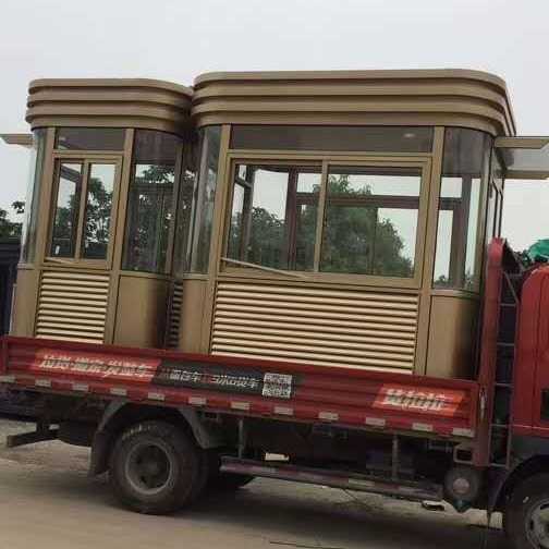 铝合金成品岗亭小区门卫值班商场停车场收费钢结构厂住人 - 图2