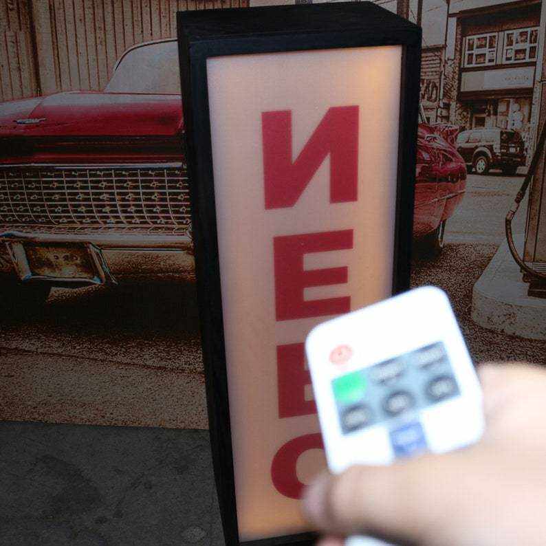 跨镜爆款 专业灯箱灯牌led灯制作 OPEN lightbox sign广告牌夜灯 - 图1