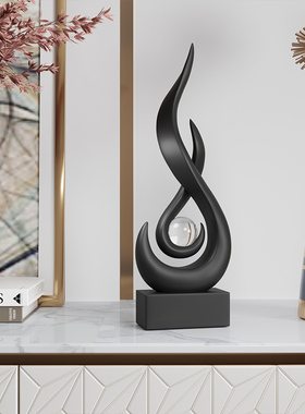 风生水起酒柜装饰品摆件轻奢高档客厅玄关电视柜办公Y室家居饰品