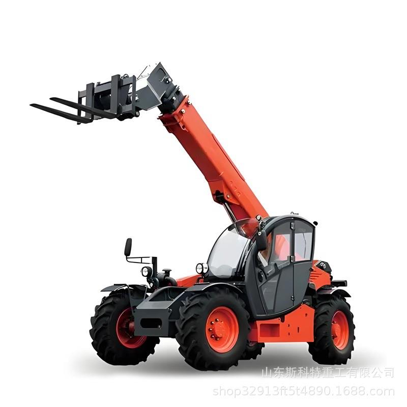 伸缩臂叉装机 农场养殖场高空物料搬运多功能伸缩4.5吨叉装车 - 图3