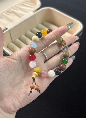 十八籽菩提平替子手串女款十八子盘玩文玩18籽珠手串生日礼物男