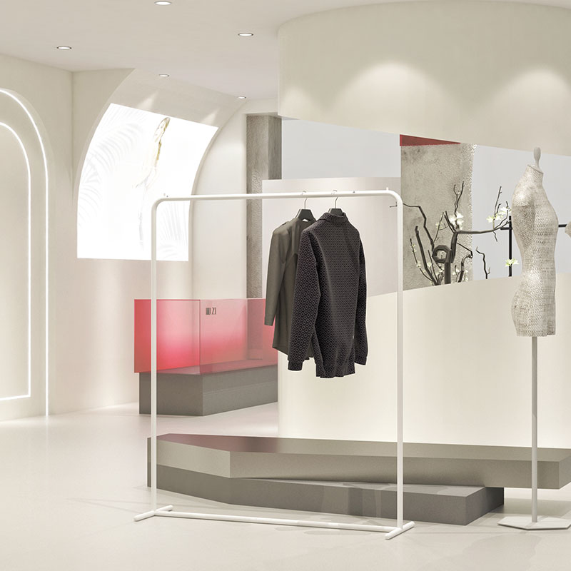 服装店展示架挂衣架专用落地式简约女装童装晾衣服单杆龙门货架子 - 图2