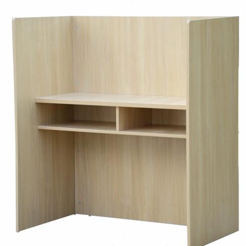 学生课桌面对面桌椅培训桌辅导桌培训一对一全托封闭隔音屏风隔断 - 图3