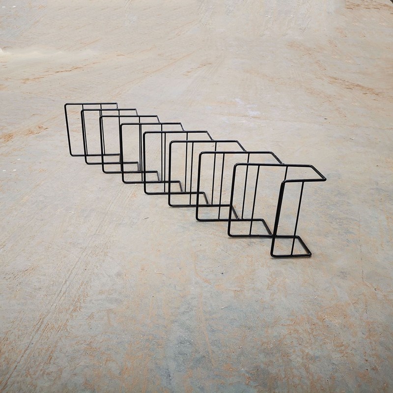 七道弯八道弯九道弯收纳整理本册架本子架站立铁艺资料册架文件夹 - 图0