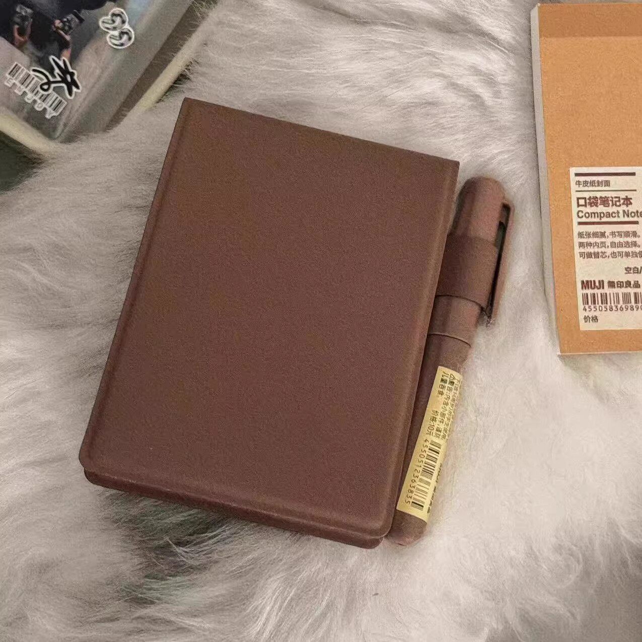 复古棕色A7口袋本高颜值简约学生手账单词本便携日程记事笔记本子,淘宝优惠券,粉丝福利购,淘宝优惠卷