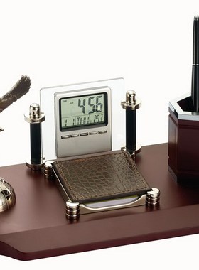 高档老板领导办公室招财简约现代创意办公桌摆件文U台书房桌面笔