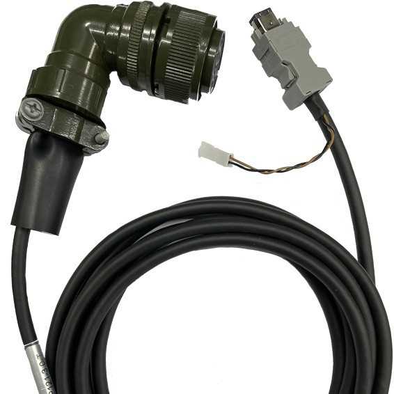 S6-L-P124-3.0-TSV660 适用汇川伺服电机编码器线缆3米动力线 - 图0