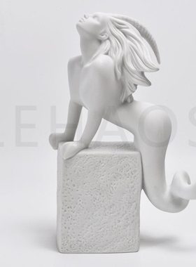 魔蝎座！出口 北欧纯白色 创意陶瓷十二星座陶瓷星座摆件星座礼物