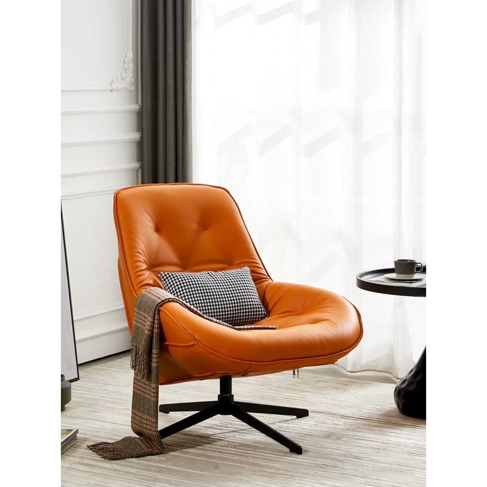 谋生北欧设计师单人旋转懒人沙发椅现代简约小户型客厅卧室阳台休 - 图1