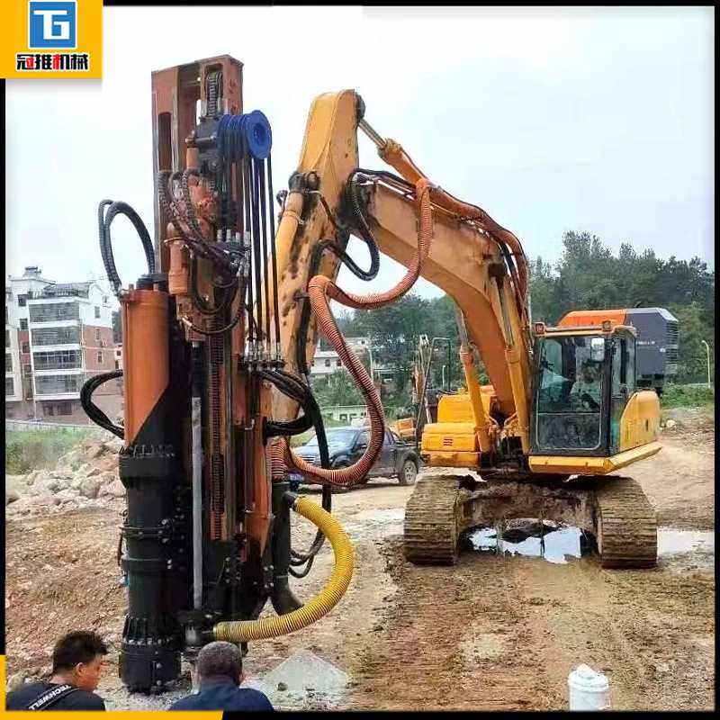 挖机改装开山凿岩破石履带钻孔矿石开采分裂机液压岩石钻裂一体机,淘宝优惠券,粉丝福利购,淘宝优惠卷