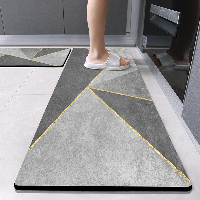 厨房太空云吸水地垫进门家用防油可擦免洗脚垫门口防滑门垫卫生间,淘宝优惠券,粉丝福利购,淘宝优惠卷