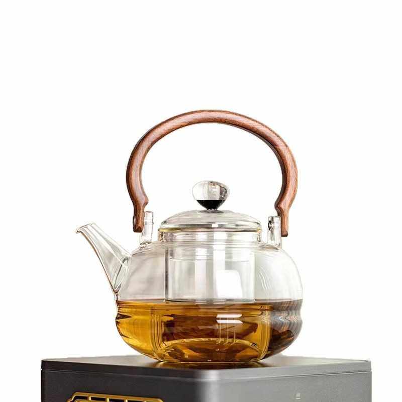 禾器雅澜壶大容量1100ml煮茶壶高硼硅玻璃烧水壶家用电陶炉煮茶器,淘宝优惠券,粉丝福利购,淘宝优惠卷