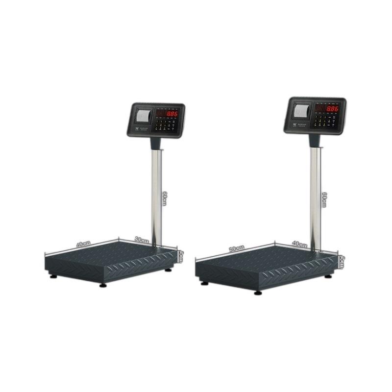 打印电子秤300kg重称标签小票打印手机可编辑工业高精度电子台称 - 图3