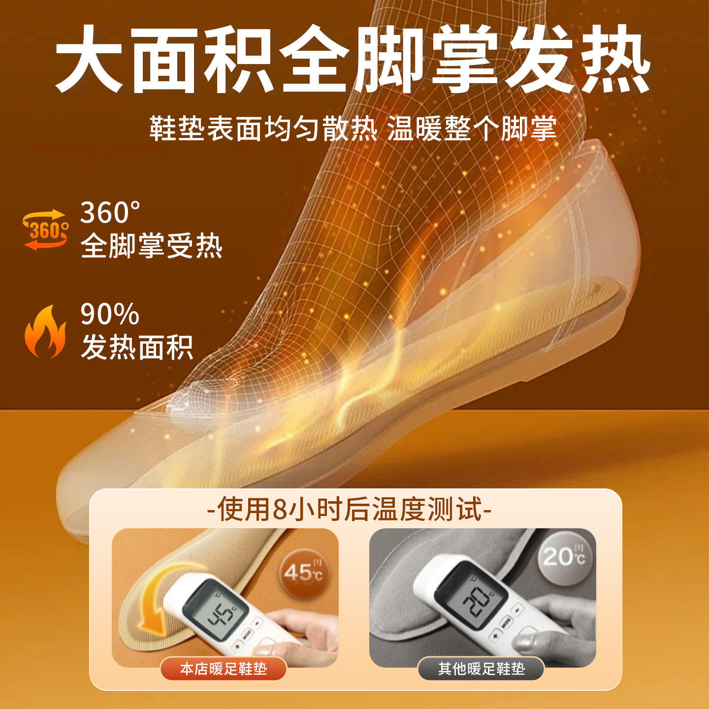 暖脚发热鞋垫女可行走自发热暖足贴男暖脚宝冬季12小时自加热鞋垫,淘宝优惠券,粉丝福利购,淘宝优惠卷