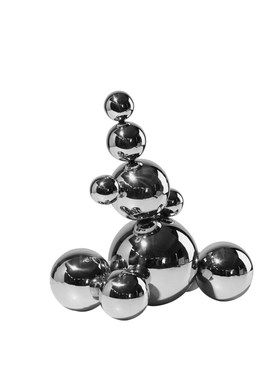 现代艺术金属几何雕塑摆件样板间售楼处酒店家居软装Y工艺品摆设