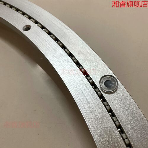 1米990转盘餐桌转盘底座轴承消音铝合金旋转实木大理石玻璃圆桌子 - 图1