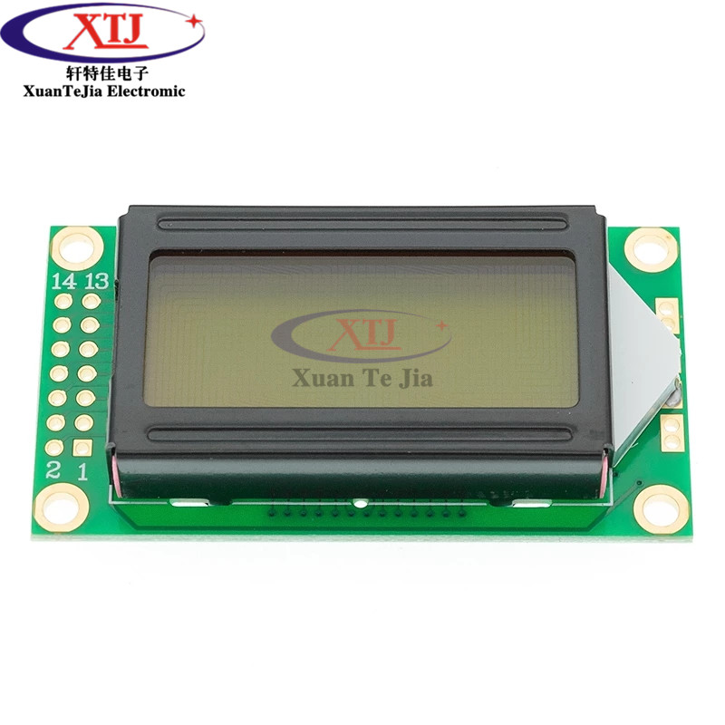 LCD0802A 字符型液晶屏 8*2行 黄绿色 蓝色屏 液晶屏 5V LCM0802A - 图3