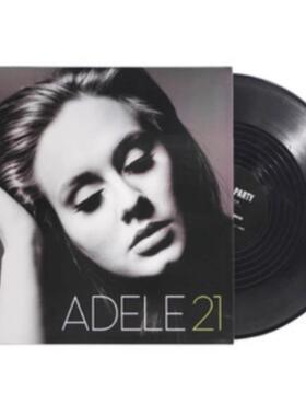 悠然家12寸现代装饰黑胶唱片道具仿真唱片桌面摆件样板房展厅酒吧