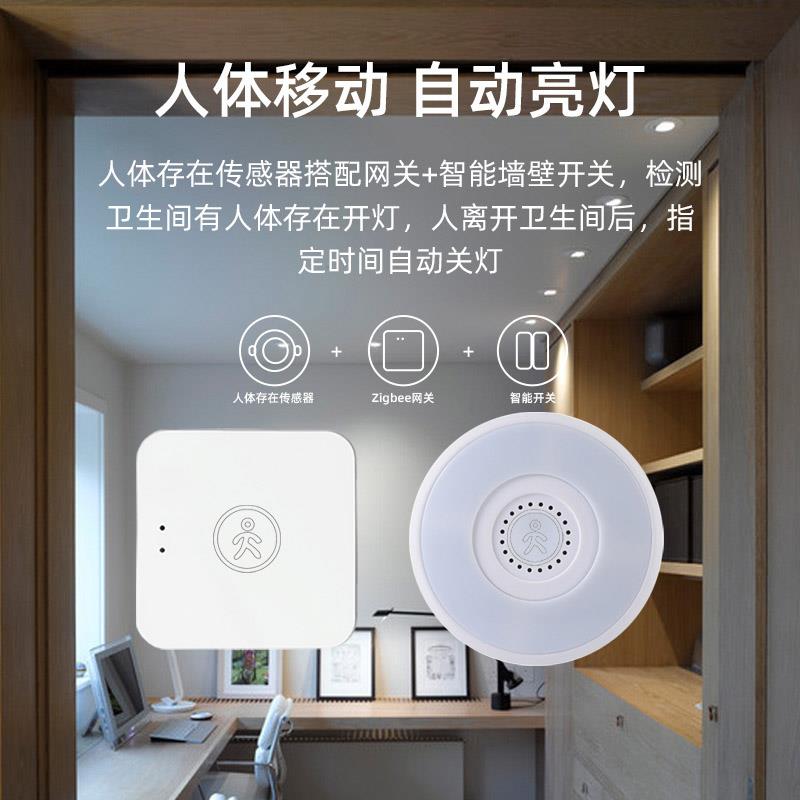 涂鸦智能人体存在感应 确认环境有人无人检测器 手机远程实时监视 - 图0