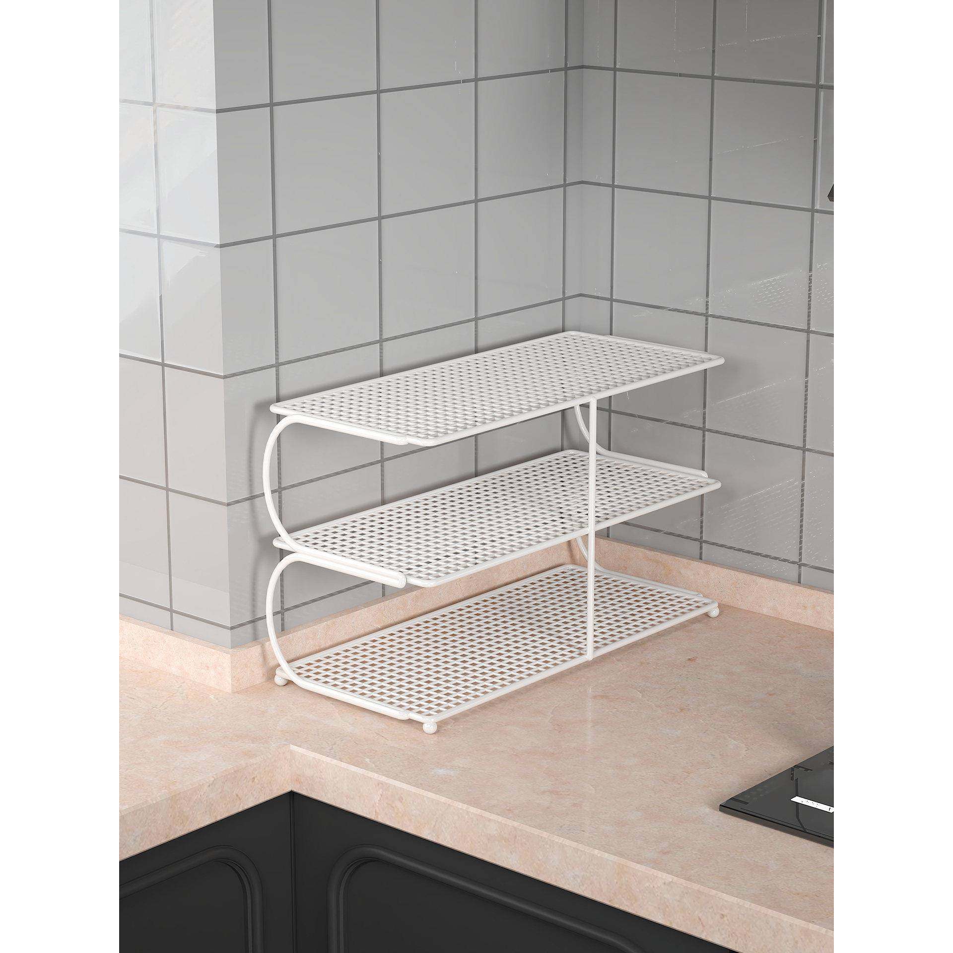 厨房备菜置物架多层台面备菜盘多功能碗碟收纳灶台炒菜火锅放菜架,淘宝优惠券,粉丝福利购,淘宝优惠卷