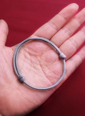 红绳手链情侣蜡绳手链本命年男女红手绳幸运平安吉U祥转运珠脚链