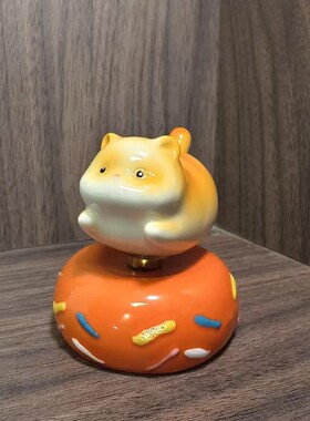 景德镇陶瓷招财猫转转乐解压摆件