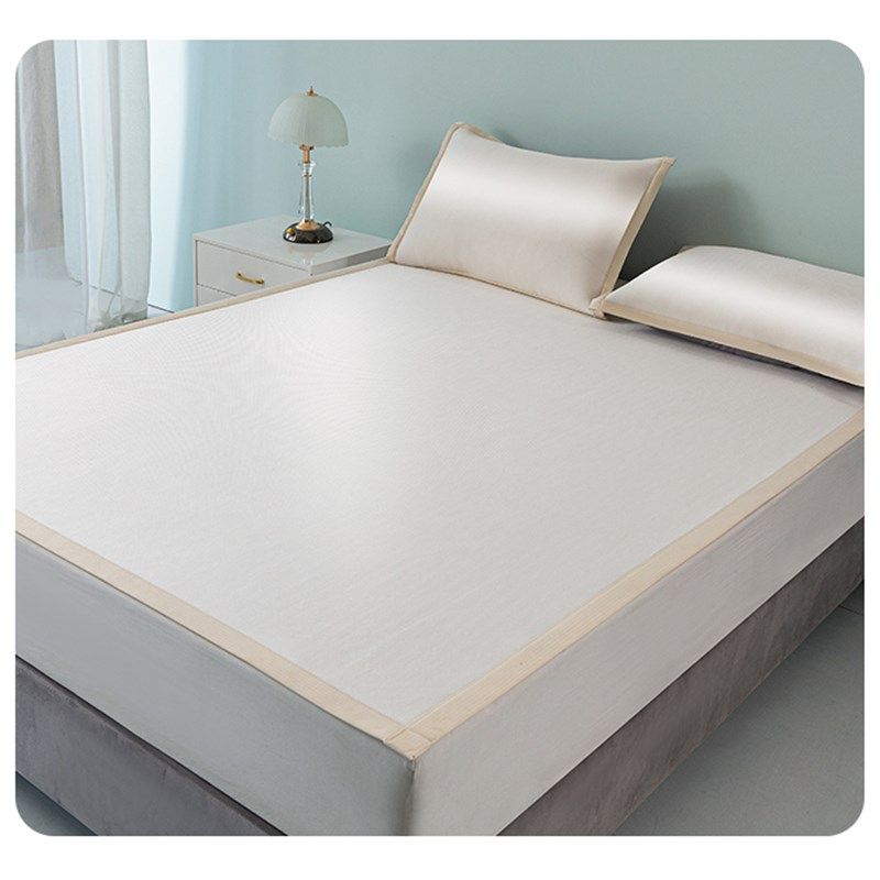 冰丝凉席夏天2025新款席子A类母婴级草席床垫单笠夏季软席家用竹,淘宝优惠券,粉丝福利购,淘宝优惠卷