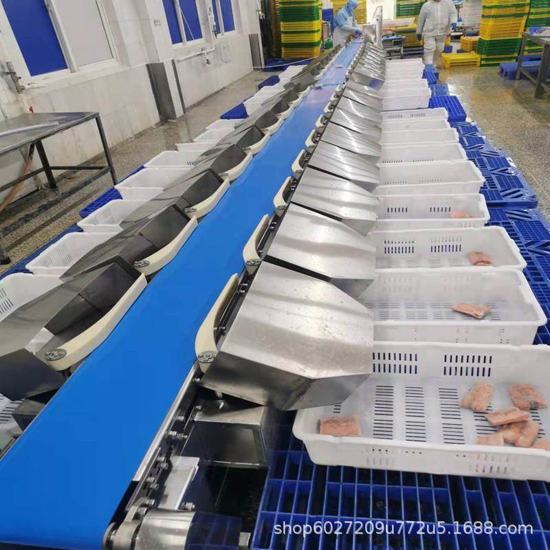 全自动皮带式重量分选机白条鸡鸭鹅分拣机鱼类摆臂式大小分级机,淘宝优惠券,粉丝福利购,淘宝优惠卷