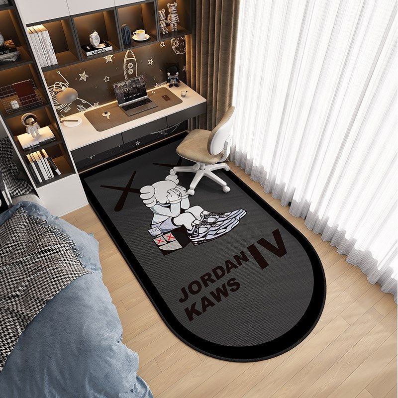 卧室电脑椅地垫儿童学习区椅子地毯书房书桌转椅下防滑脚垫子拱形,淘宝优惠券,粉丝福利购,淘宝优惠卷