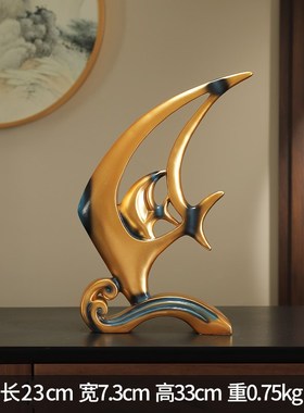 轻奢高档酒柜装饰品m摆件客厅餐边柜电视柜客厅高端上档次大气摆