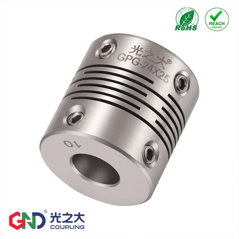 GPG不锈钢平行线弹性联轴器步进伺服马达丝杆高精度连轴器 - 图1