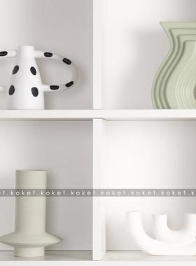 Koket蔻可简约现代样板间样板房书房书架软装装饰摆件装饰品组合
