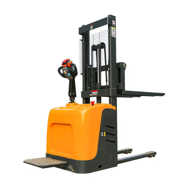 小型全电动堆高车1吨半叉车2吨步行站驾式手动液压仓储搬运车升降 - 图3