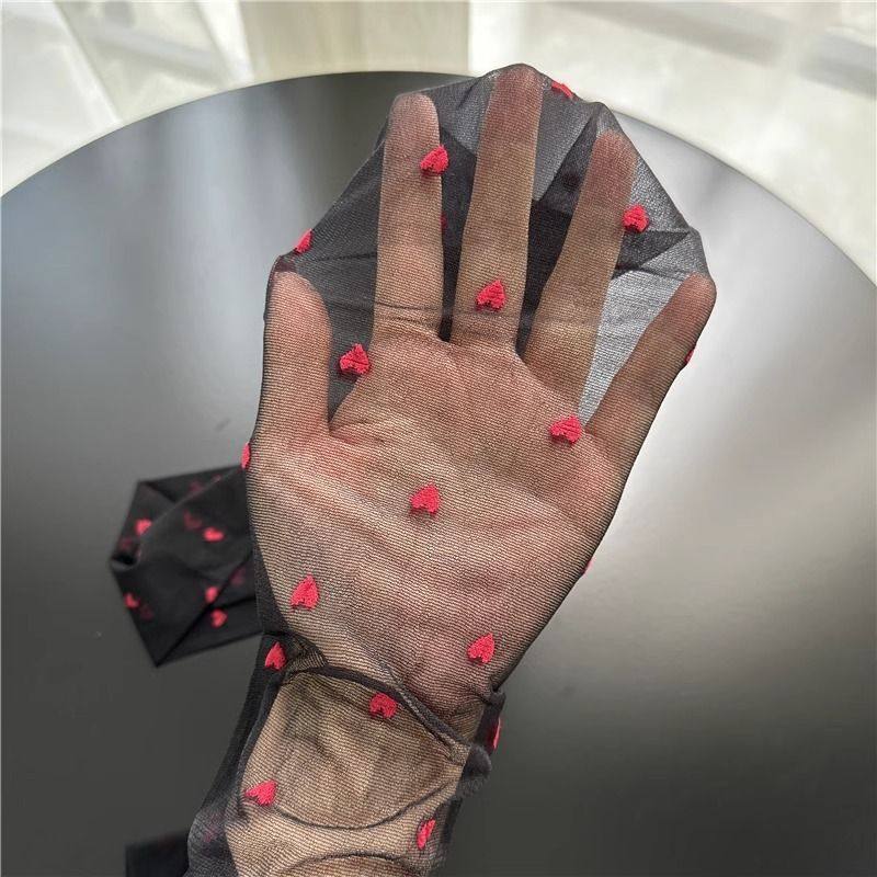 纯欲红色小爱心丝袜日系辣妹黑丝女性感黑色打底袜超薄透肉连裤袜,淘宝优惠券,粉丝福利购,淘宝优惠卷