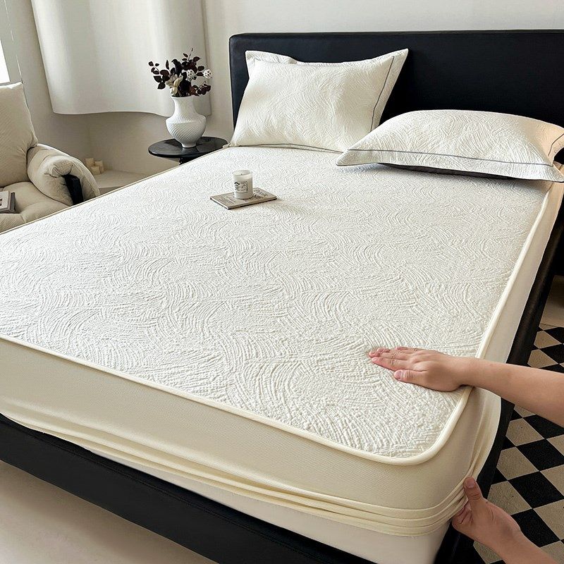 2025新款PE凉感冰丝凉席三件套7A抗菌空调软席子可机洗水洗床笠款,淘宝优惠券,粉丝福利购,淘宝优惠卷