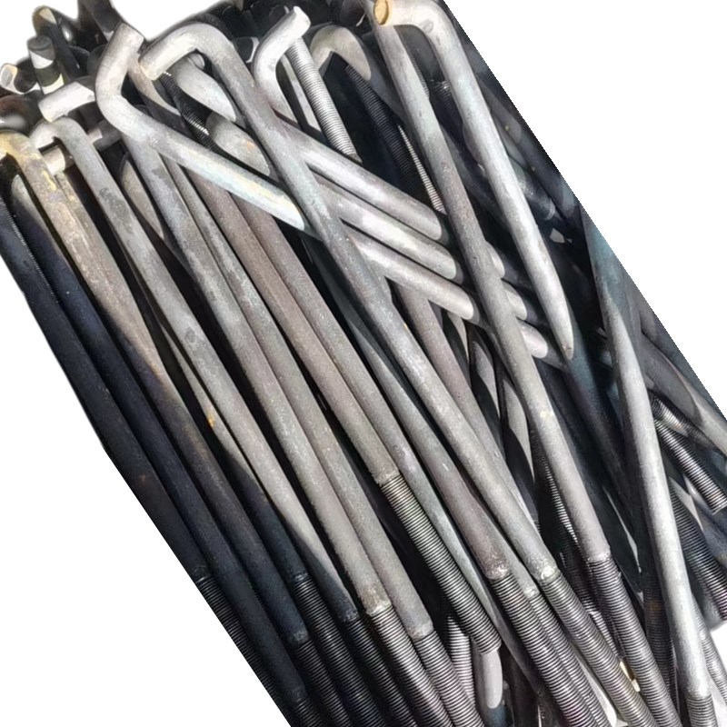 7字地脚螺栓L型地角螺丝预埋件螺杆M12M14M16M18M20M24M27M30M36 - 图2