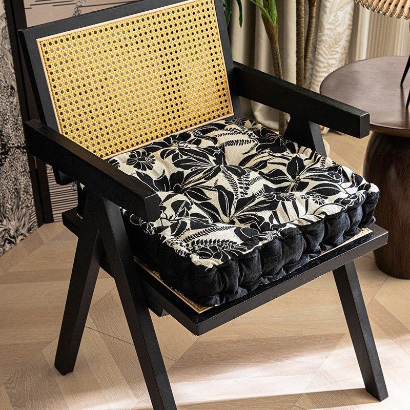 美式四季通用加厚椅垫凳餐桌电脑椅子坐垫防滑布艺垫蒲团汽车坐垫,淘宝优惠券,粉丝福利购,淘宝优惠卷