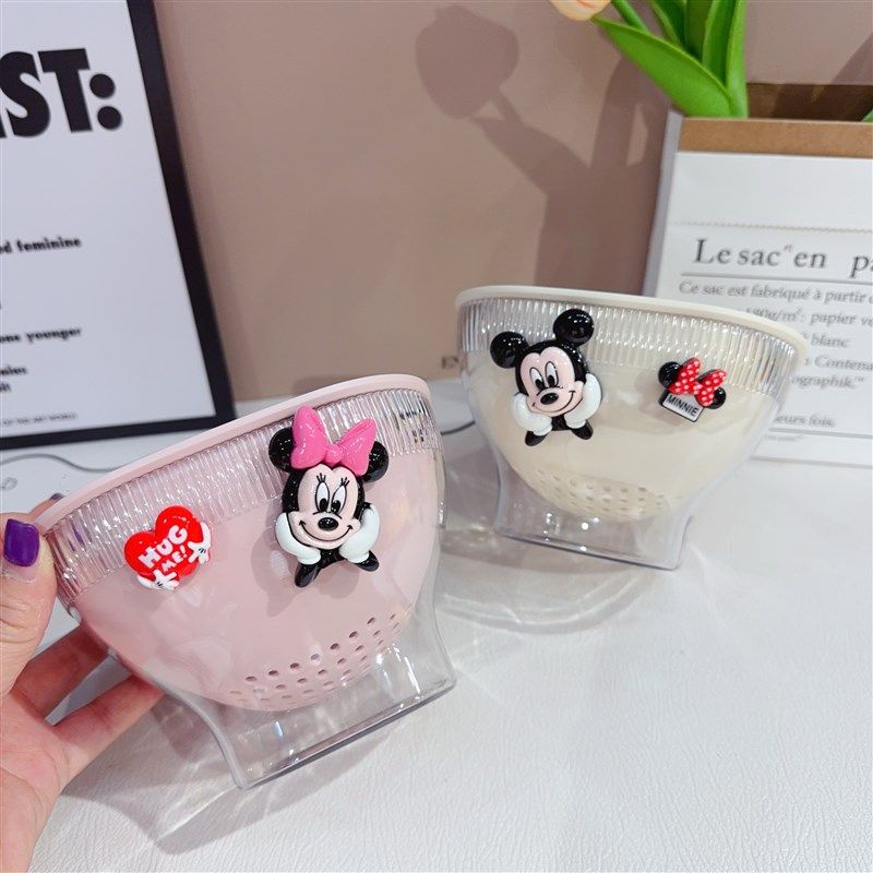 可爱洗菜盆沥水篮家用厨房双层洗水果篮子淘菜盆客厅精致小水果盘,淘宝优惠券,粉丝福利购,淘宝优惠卷