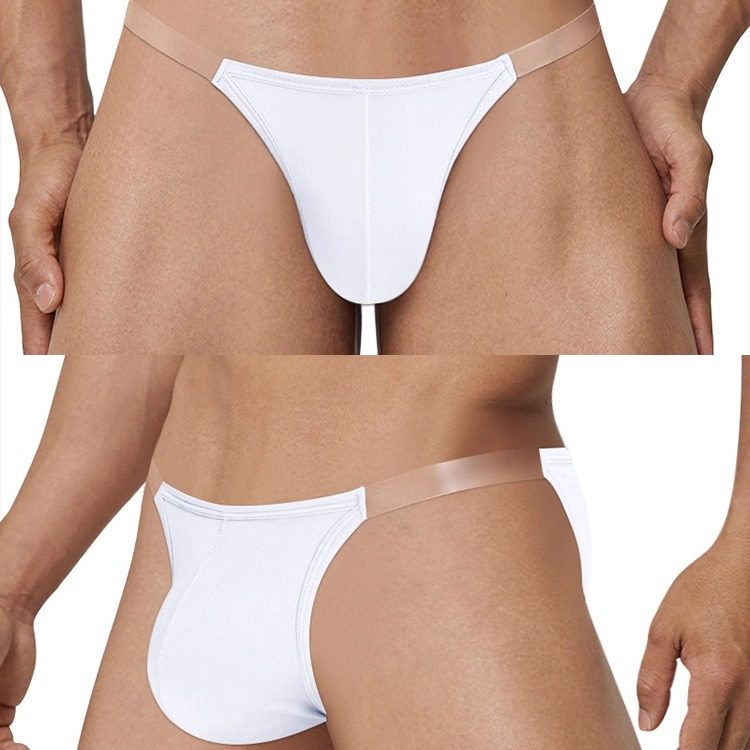 ADANNU三角内裤男士透明腰带薄款冰丝透气U凸囊袋运动性感低腰潮,淘宝优惠券,粉丝福利购,淘宝优惠卷