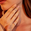 Zhao Lusi's same style LELOUP diamond ice ring